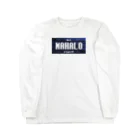 8bit_player65のナンバープレート【MAHALO】 Long Sleeve T-Shirt