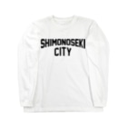 JIMOTO Wear Local Japanの下関市 SHIMONOSEKI CITY Long Sleeve T-Shirt