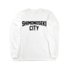 JIMOTOE Wear Local Japanの下関市 SHIMONOSEKI CITY ロングスリーブTシャツ