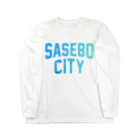 JIMOTO Wear Local Japanの佐世保市 SASEBO CITY ロングスリーブTシャツ