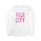 JIMOTO Wear Local Japanの富士市 FUJI CITY ロングスリーブTシャツ