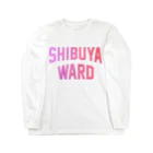 JIMOTO Wear Local Japanの渋谷区 SHIBUYA WARD ロングスリーブTシャツ