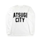 JIMOTO Wear Local Japanの厚木市 ATSUGI CITY ロングスリーブTシャツ