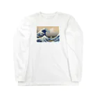 bileeの神奈川沖浪裏　THE GREAT WAVE Long Sleeve T-Shirt