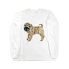 Animal Familyのチャイニーズシャーペイ　(犬） Long Sleeve T-Shirt