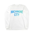 JIMOTOE Wear Local Japanの八戸市 HACHINOHE CITY Long Sleeve T-Shirt