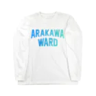 JIMOTO Wear Local Japanの荒川市 ARAKAWA CITY ロングスリーブTシャツ