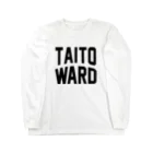 JIMOTOE Wear Local Japanの台東区 TAITO WARD ロングスリーブTシャツ