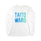 JIMOTO Wear Local Japanの台東区 TAITO WARD ロングスリーブTシャツ