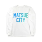 JIMOTOE Wear Local Japanの松江市 MATSUE CITY ロングスリーブTシャツ