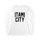 JIMOTOE Wear Local Japanの伊丹市 ITAMI CITY Long Sleeve T-Shirt