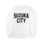 JIMOTO Wear Local Japanの鈴鹿市 SUZUKA CITY ロングスリーブTシャツ