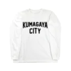 JIMOTO Wear Local Japanの熊谷市 KUMAGAYA CITY ロングスリーブTシャツ