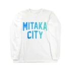 JIMOTO Wear Local Japanの三鷹市 MITAKA CITY ロングスリーブTシャツ