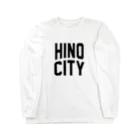 JIMOTOE Wear Local Japanの日野市 HINO CITY Long Sleeve T-Shirt