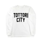 JIMOTO Wear Local Japanの鳥取市 TOTTORI CITY ロングスリーブTシャツ