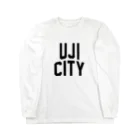 JIMOTOE Wear Local Japanの宇治市 UJI CITY Long Sleeve T-Shirt