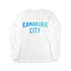 JIMOTO Wear Local Japanの鎌倉市 KAMAKURA CITY ロングスリーブTシャツ