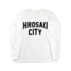 JIMOTO Wear Local Japanの弘前市 HIROSAKI CITY Long Sleeve T-Shirt