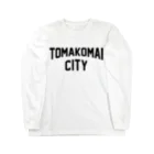 JIMOTO Wear Local Japanの苫小牧市 TOMAKOMAI CITY ロングスリーブTシャツ