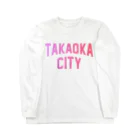 JIMOTOE Wear Local Japanの高岡市 TAKAOKA CITY ロングスリーブTシャツ