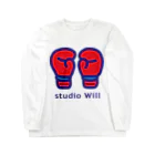 総合格闘技・フィットネス studio Willのstudio Will×INGRID ロングスリーブTシャツ_A1 ロングスリーブTシャツ