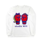 総合格闘技・フィットネス studio Willのstudio Will×INGRID ロングスリーブTシャツ_B1 ロングスリーブTシャツ