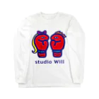 総合格闘技・フィットネス studio Willのstudio Will×INGRID ロングスリーブTシャツ_B2 ロングスリーブTシャツ