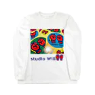 総合格闘技・フィットネス studio Willのstudio Will×INGRID カラフルロングスリーブTシャツ_A Long Sleeve T-Shirt