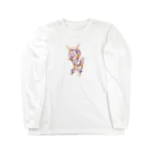 ひよこのショップの月うさぎ Long Sleeve T-Shirt