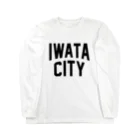 JIMOTO Wear Local Japanの磐田市 IWATA CITY Long Sleeve T-Shirt