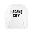 JIMOTO Wear Local Japanの秦野市 HADANO CITY Long Sleeve T-Shirt