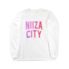 JIMOTO Wear Local Japanの新座市 NIIZA CITY ロングスリーブTシャツ