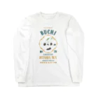 猫社謹製の猫じゃらし茶・ぶち Long Sleeve T-Shirt