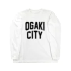 JIMOTO Wear Local Japanの大垣市 OGAKI CITY ロングスリーブTシャツ