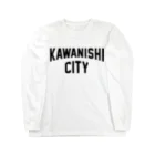 JIMOTO Wear Local Japanの川西市 KAWANISHI CITY ロングスリーブTシャツ