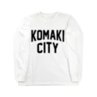 JIMOTO Wear Local Japanの小牧市 KOMAKI CITY ロングスリーブTシャツ