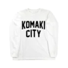 JIMOTOE Wear Local Japanの小牧市 KOMAKI CITY Long Sleeve T-Shirt