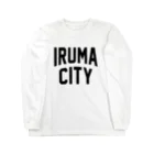 JIMOTO Wear Local Japanの入間市 IRUMA CITY ロングスリーブTシャツ