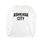 JIMOTO Wear Local Japanの足利市 ASHIKAGA CITY ロングスリーブTシャツ