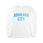 JIMOTO Wear Local Japanの足利市 ASHIKAGA CITY ロングスリーブTシャツ