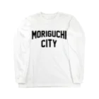 JIMOTOE Wear Local Japanの守口市 MORIGUCHI CITY Long Sleeve T-Shirt