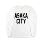 JIMOTOE Wear Local Japanの朝霞市 ASAKA CITY ロングスリーブTシャツ