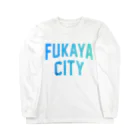 JIMOTO Wear Local Japanの深谷市 FUKAYA CITY Long Sleeve T-Shirt