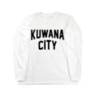 JIMOTOE Wear Local Japanの桑名市 KUWANA CITY Long Sleeve T-Shirt