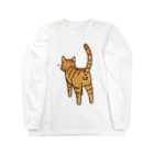 Riotoのねこけつω（茶トラ） Long Sleeve T-Shirt