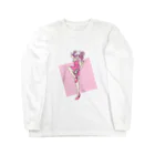 かまぼこのケイトベアの桜チャイナ Long Sleeve T-Shirt