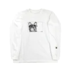 noe_to_meg (ノエとめぐ)の今日のムニュ【モノクロ】 Long Sleeve T-Shirt