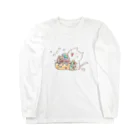 Hello Happy Catのちゃめし〜ちゃんキレイキレイ Long Sleeve T-Shirt