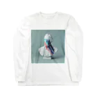 blankblackのpaint on Gypsum statue [01] Long Sleeve T-Shirt